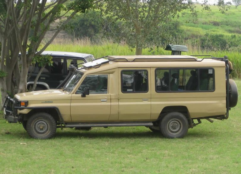 The extended 4x4 Toyota Land Cruiser 70 Series safari vehicle (hardtop)